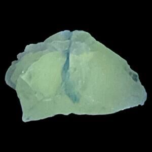 Satin Blue Opalescent Art Glass Cullet‎ Glowing Manganese Slag Glass #5GM85